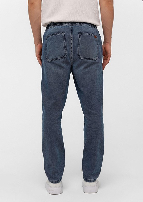 BACKANDBOND - B34S35017 Erkek Mavi Normal Bel Jean Pantolon