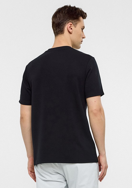 BACKANDBOND Siyah Erkek Regular T-Shirt