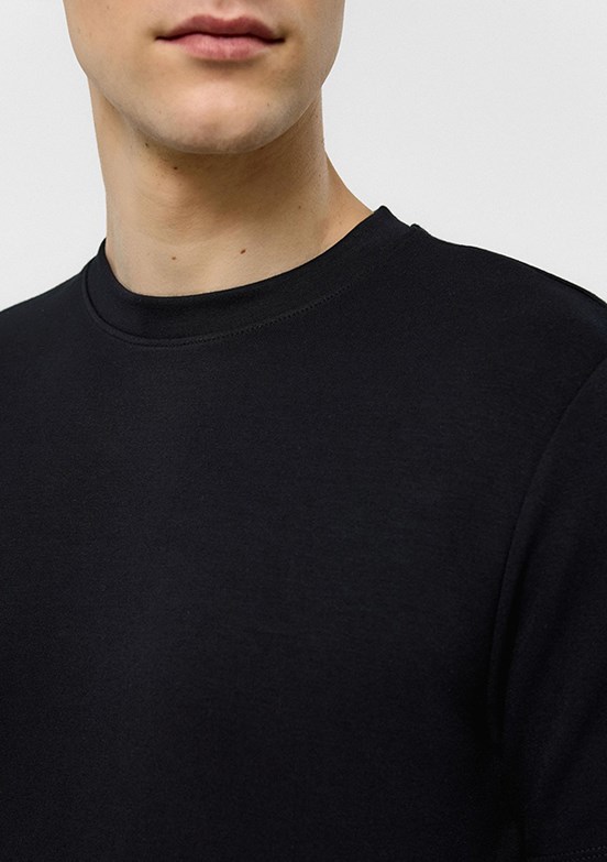 BACKANDBOND Siyah Erkek Regular T-Shirt