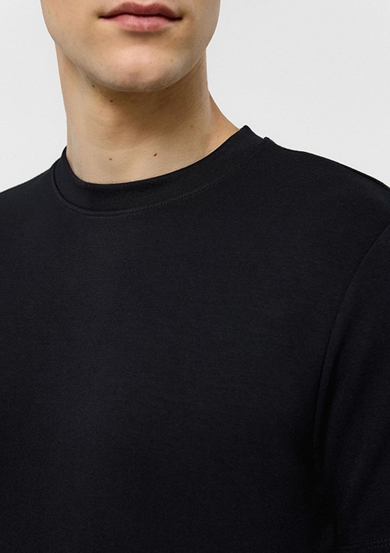BACKANDBOND Siyah Erkek Regular T-Shirt