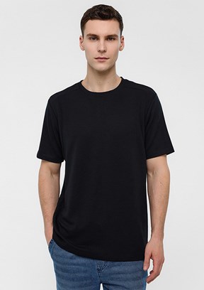 BACKANDBOND Siyah Erkek Regular T-Shirt