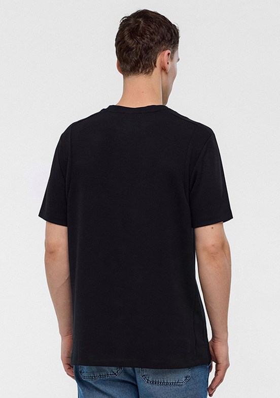 BACKANDBOND Siyah Erkek Regular T-Shirt