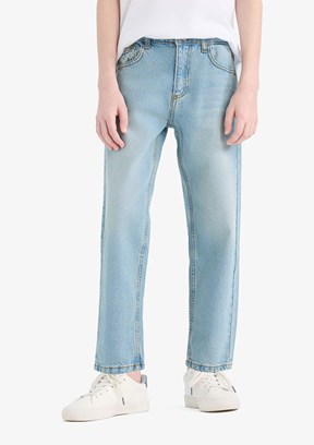 DEFACTO Mavi Erkek Çocuk Normal Bel Jean Pantolon