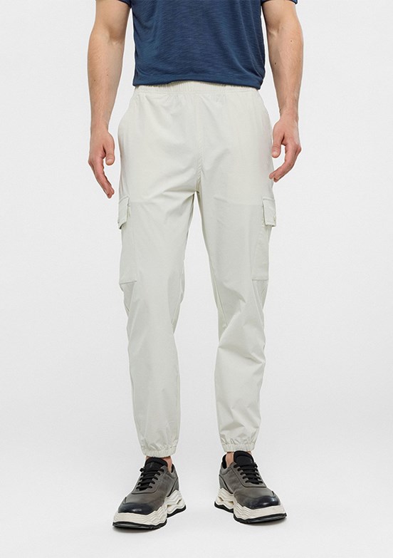 BACKANDBOND Bej Erkek Jogger Pantolon
