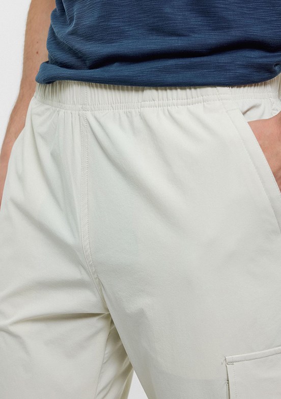 BACKANDBOND Bej Erkek Jogger Pantolon