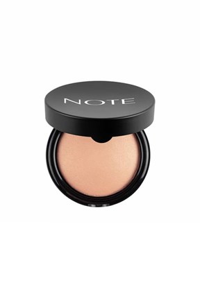 Note Baked Powder 06 Gold Bronze Işıltılı Bitişli Highlighter Toz Yüz Pudrası