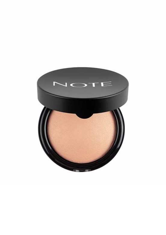 Note Baked Powder 06 Gold Bronze Işıltılı Bitişli Highlighter Toz Yüz Pudrası