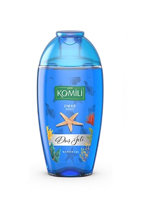 KOMİLİ Enerji Vegan Seyahat Boy Duş Jeli - Ferah Koku - 200 ML