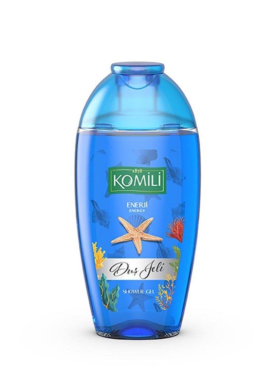KOMİLİ Enerji Vegan Seyahat Boy Duş Jeli - Ferah Koku - 200 ML