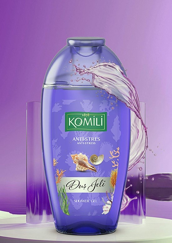 KOMİLİ Anti-stres Vegan Seyahat Boy Duş Jeli - Egzotik Koku - 200 ML