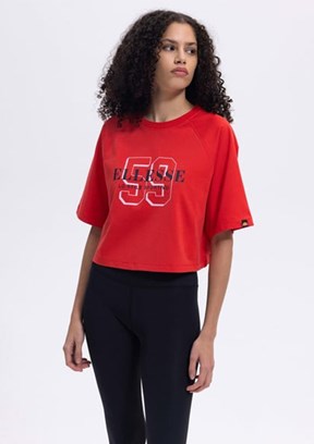 ELLESSE Kırmızı Kadın Baskılı T-shirt