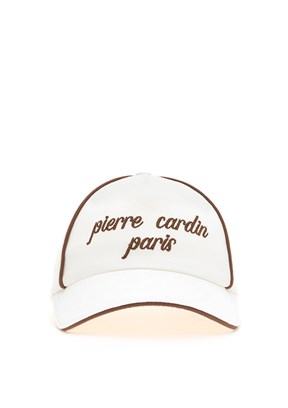 PIERRE CARDIN Beyaz Baskılı Şapka