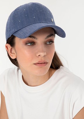 PIERRE CARDIN Lacivert Baskılı Şapka