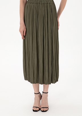 PIERRE CARDIN Yeşil Kadın Oversize Etek