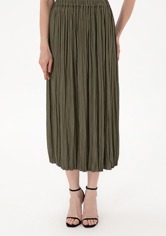PIERRE CARDIN Yeşil Kadın Oversize Etek