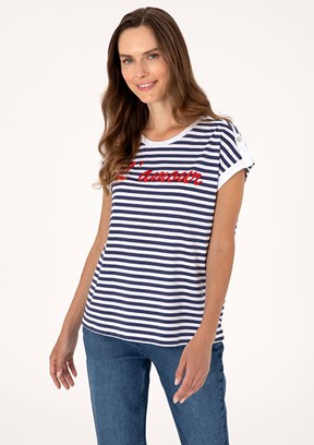 PIERRE CARDIN Beyaz Kadın Comfort T-Shirt