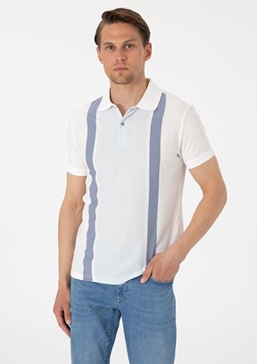 PİERRE CARDİN Beyaz Erkek Slim T-Shirt