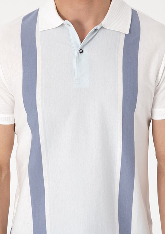 PİERRE CARDİN Beyaz Erkek Slim T-Shirt