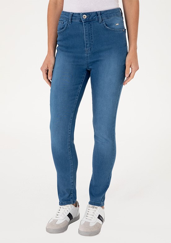 US POLO ASSN Mavi Kadın Slim Jean Pantolon