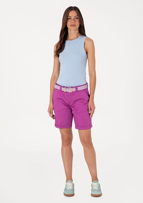 US POLO ASSN Mor Kadın Slim Şort