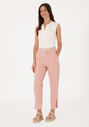 US POLO ASSN Kırmızı Kadın Havuç Pantolon Jean Pantolon