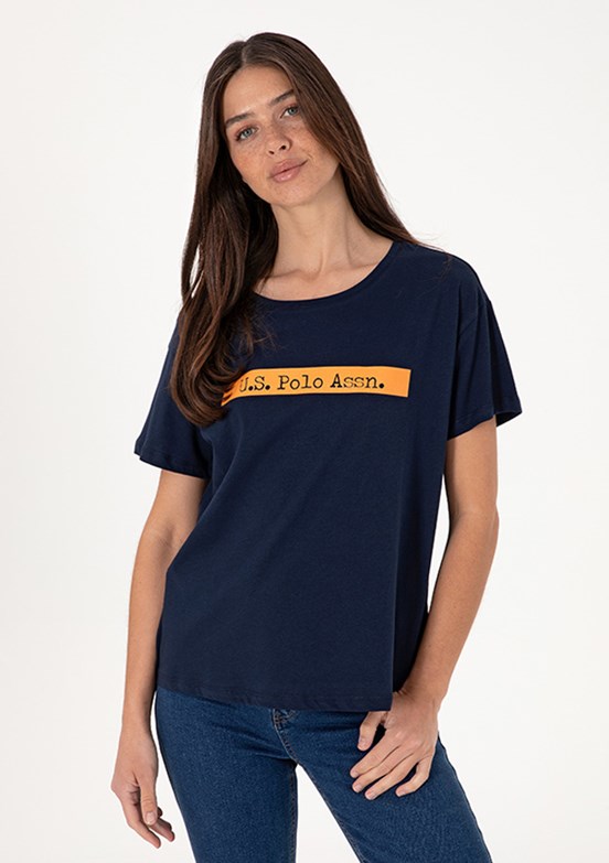 US POLO ASSN Lacivert Kadın Comfort T-Shirt