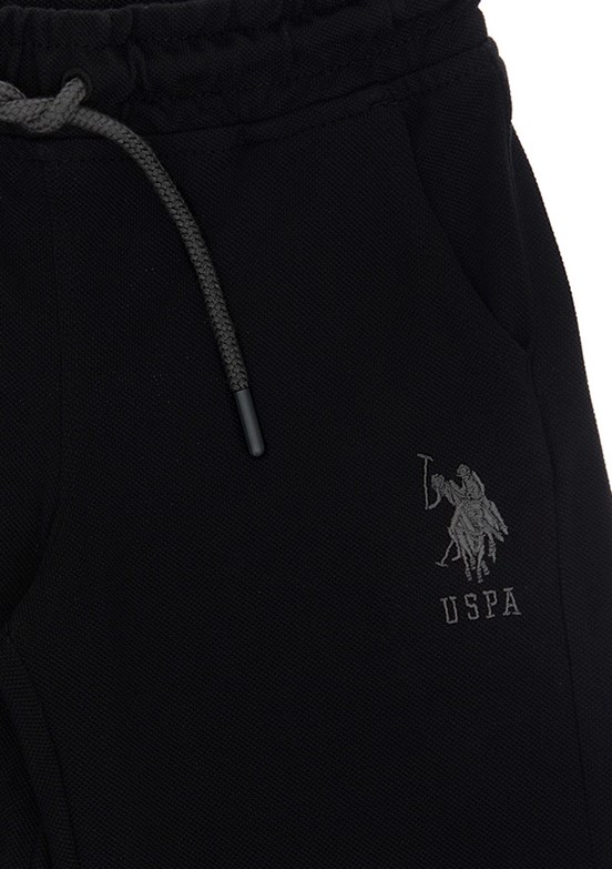 US POLO ASSN Siyah Erkek Çocuk Bermuda Şort