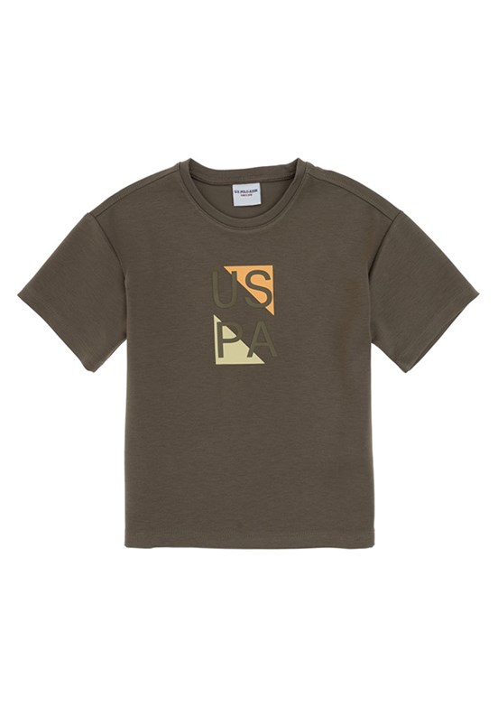 US POLO ASSN Bej Erkek Çocuk Comfort T-Shirt