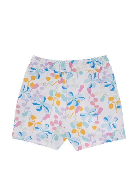 US POLO ASSN Beyaz Kız Çocuk Bermuda Şort
