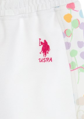 US POLO ASSN Beyaz Kız Çocuk Havuç Pantolon