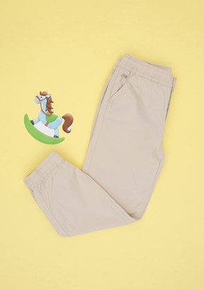 US POLO ASSN Bej Erkek Çocuk Chino Pantolon