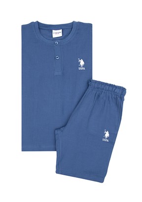 US POLO ASSN Lacivert Erkek Çocuk Şortlu İkili Takım