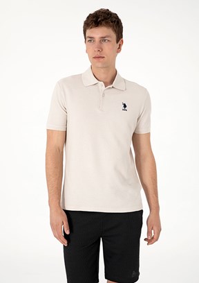 US POLO ASSN Bej Erkek Regular T-Shirt
