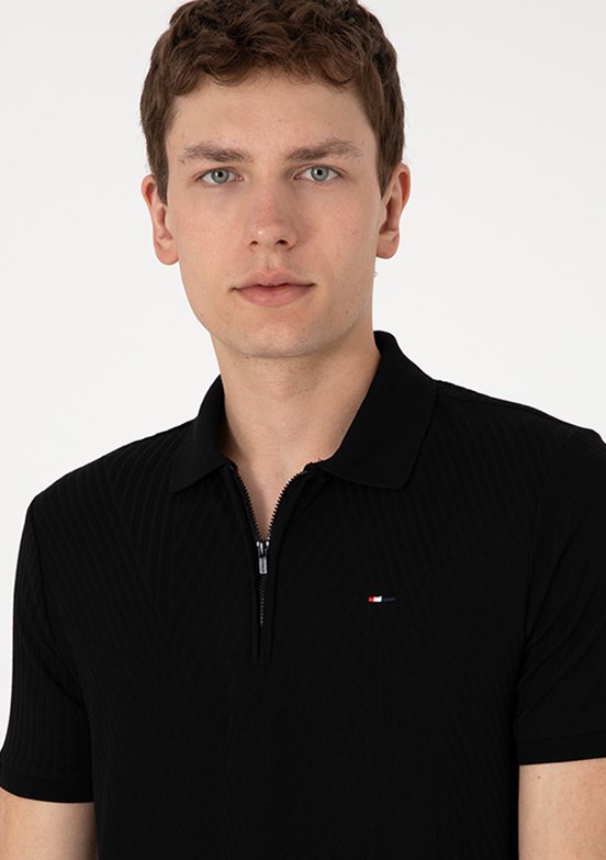 US POLO ASSN Siyah Erkek Regular T-Shirt