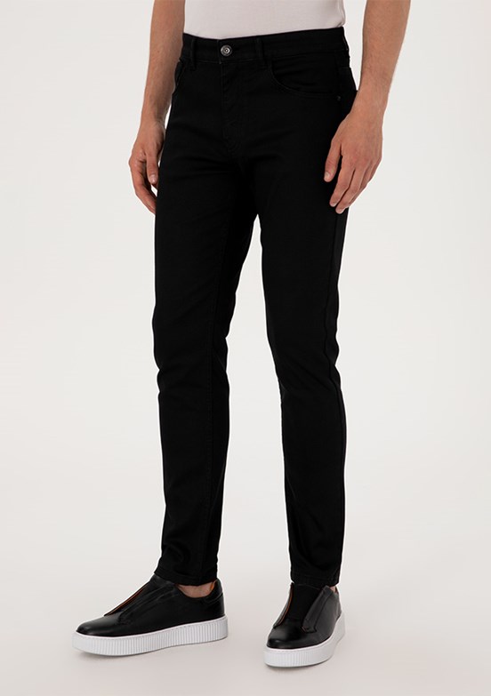 US POLO ASSN Siyah Erkek Slim Jean Pantolon