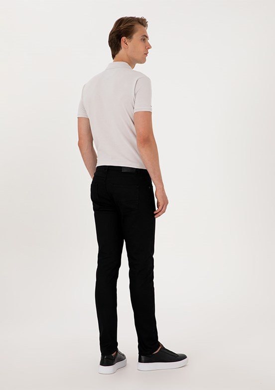 US POLO ASSN Siyah Erkek Slim Jean Pantolon