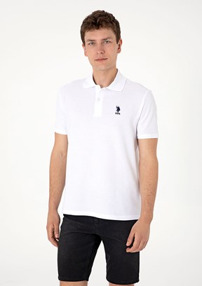 US POLO ASSN Beyaz Erkek Regular T-Shirt