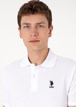 US POLO ASSN Beyaz Erkek Regular T-Shirt