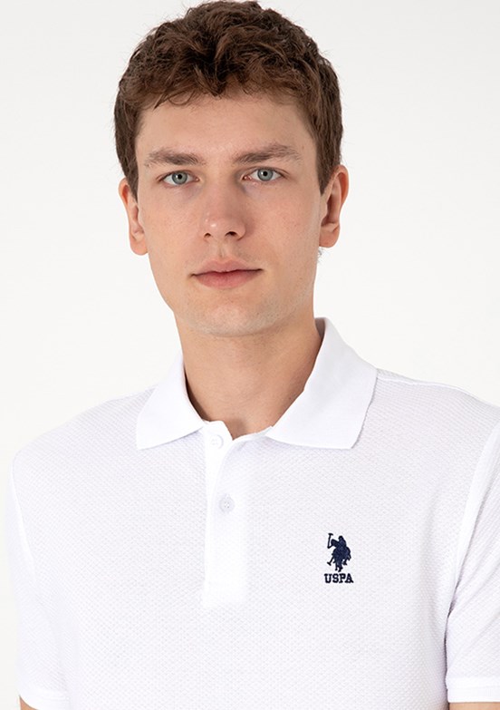 US POLO ASSN Beyaz Erkek Regular T-Shirt
