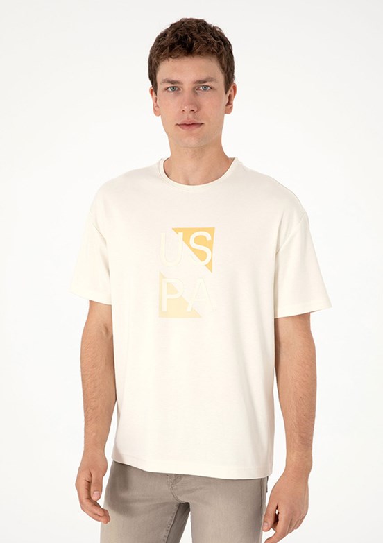 US POLO ASSN Beyaz Erkek Comfort T-Shirt