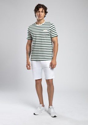 LEE COOPER Arne Beyaz Erkek Şort