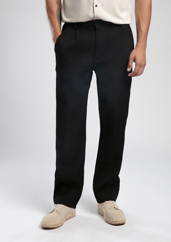 LEE COOPER Joanka Siyah Erkek Örme Pantolon