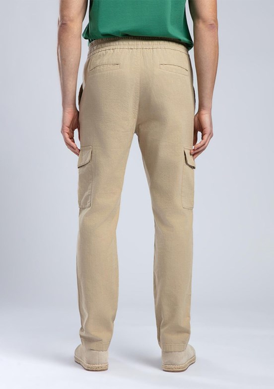 LEE COOPER Ketgo Bej Erkek Dokuma Pantolon