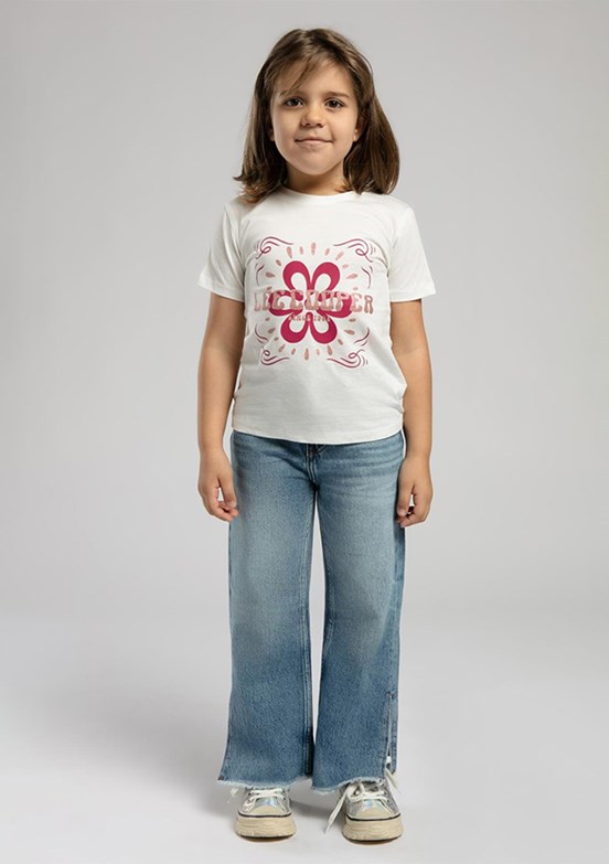 LEE COOPER Beyaz Kız Çocuk Baskılı T-Shirt