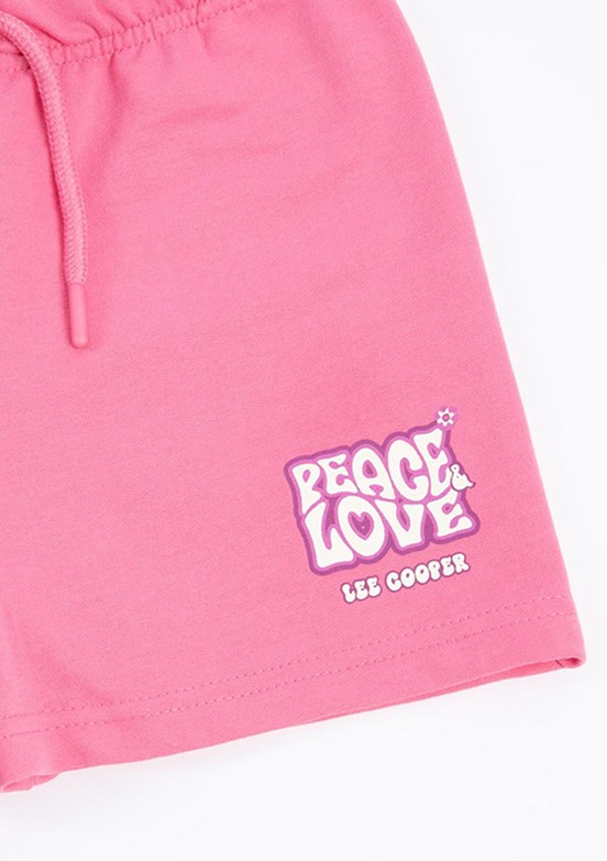 LEE COOPER Pembe Kız Çocuk Baskılı Şort