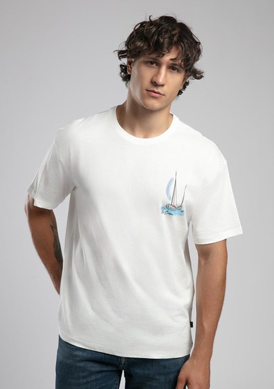 LEE COOPER Kelvin Ekru Erkek O Yaka T-shirt