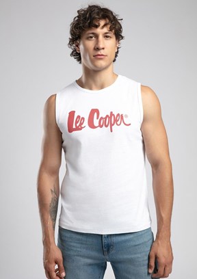 LEE COOPER Summer Beyaz Erkek O Yaka Atlet
