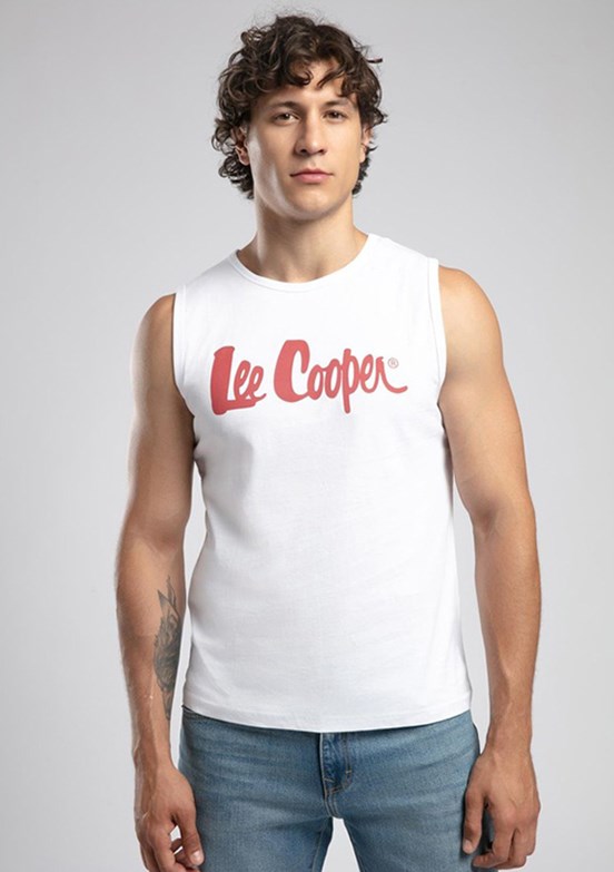 LEE COOPER Summer Beyaz Erkek O Yaka Atlet