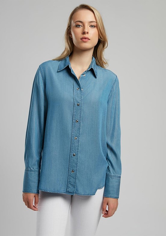 LEE COOPER Classy Denim Kadın Jean Gömlek