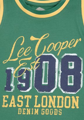 LEE COOPER Yeşil Erkek Çocuk Atlet T-Shirt